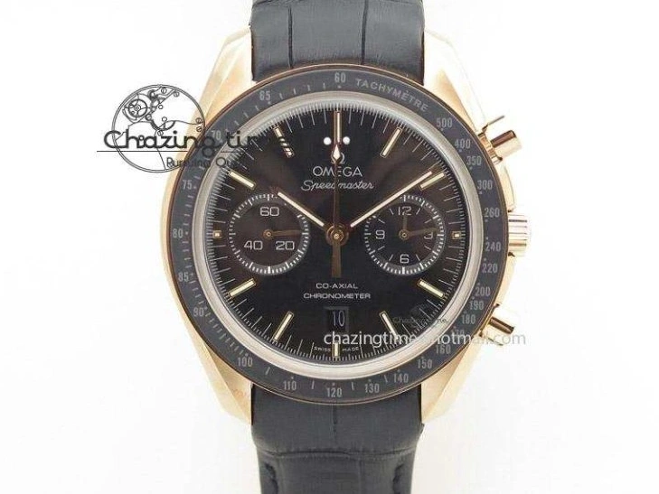 0301 EasyCare Seamaster 30 1962 SS TW Best Edition Black Dial On Leather Strap MIYOTA 8079